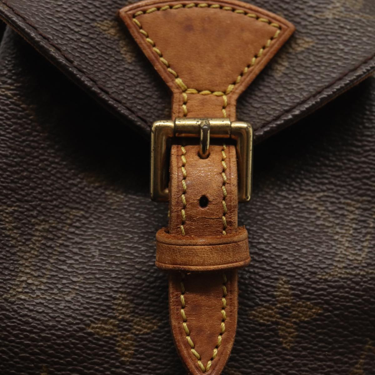 LOUIS VUITTON Monogram Montsouris PM Backpack M51137 LV 84168