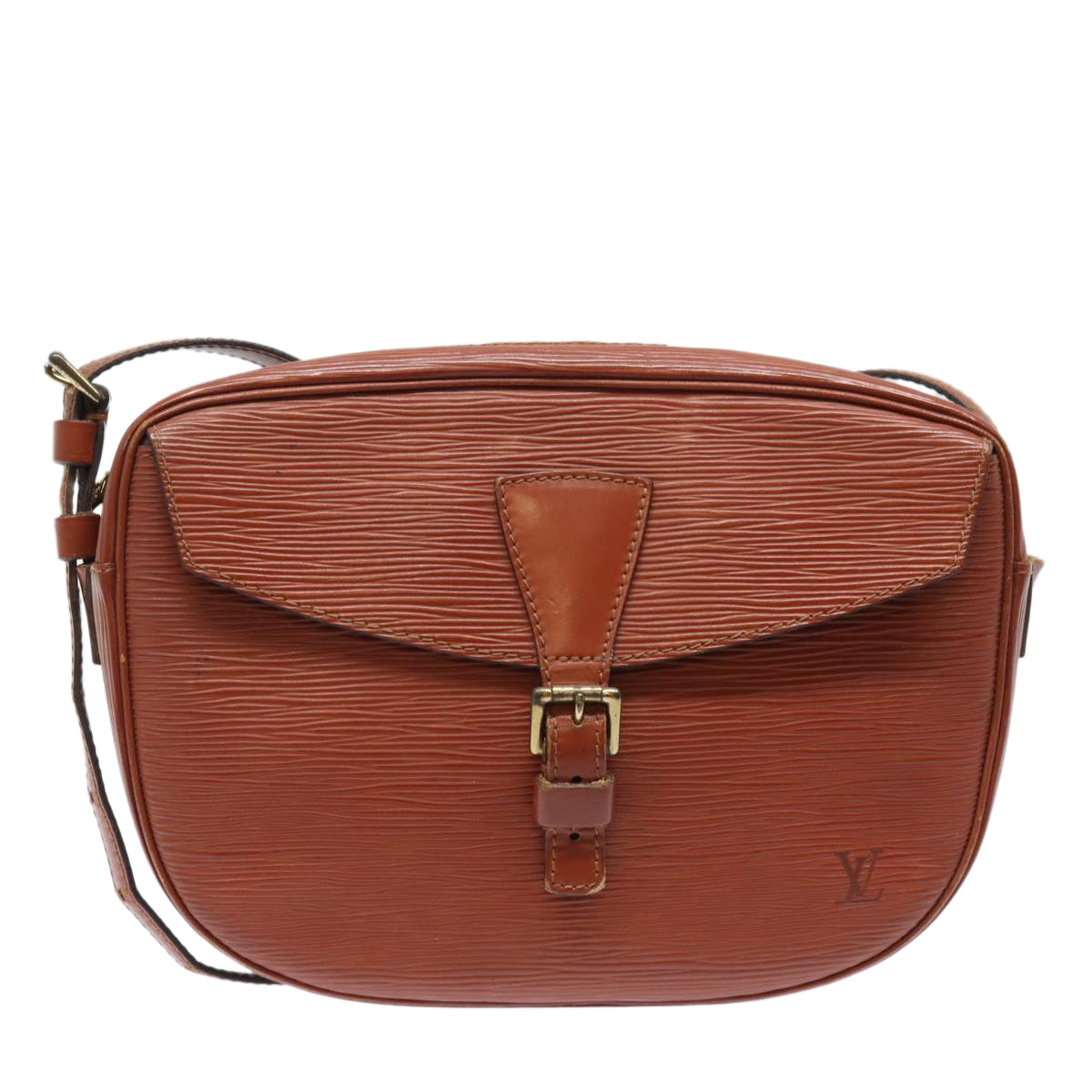 LOUIS VUITTON Epi Jeune FilleMM Shoulder Bag Brown M52153 LV 84176