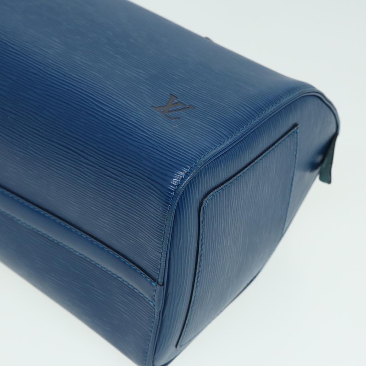 LOUIS VUITTON Epi Speedy 30 Hand Bag Toledo Blue M43005 LV 84183