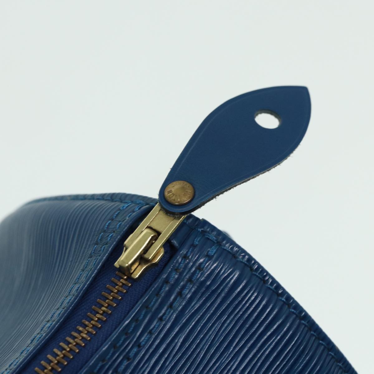LOUIS VUITTON Epi Speedy 30 Hand Bag Toledo Blue M43005 LV 84183