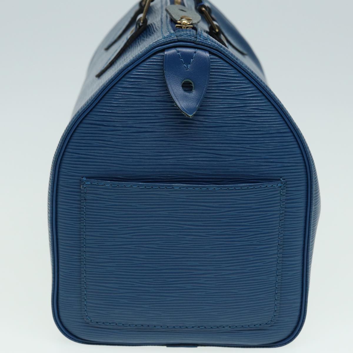 LOUIS VUITTON Epi Speedy 30 Hand Bag Toledo Blue M43005 LV 84183