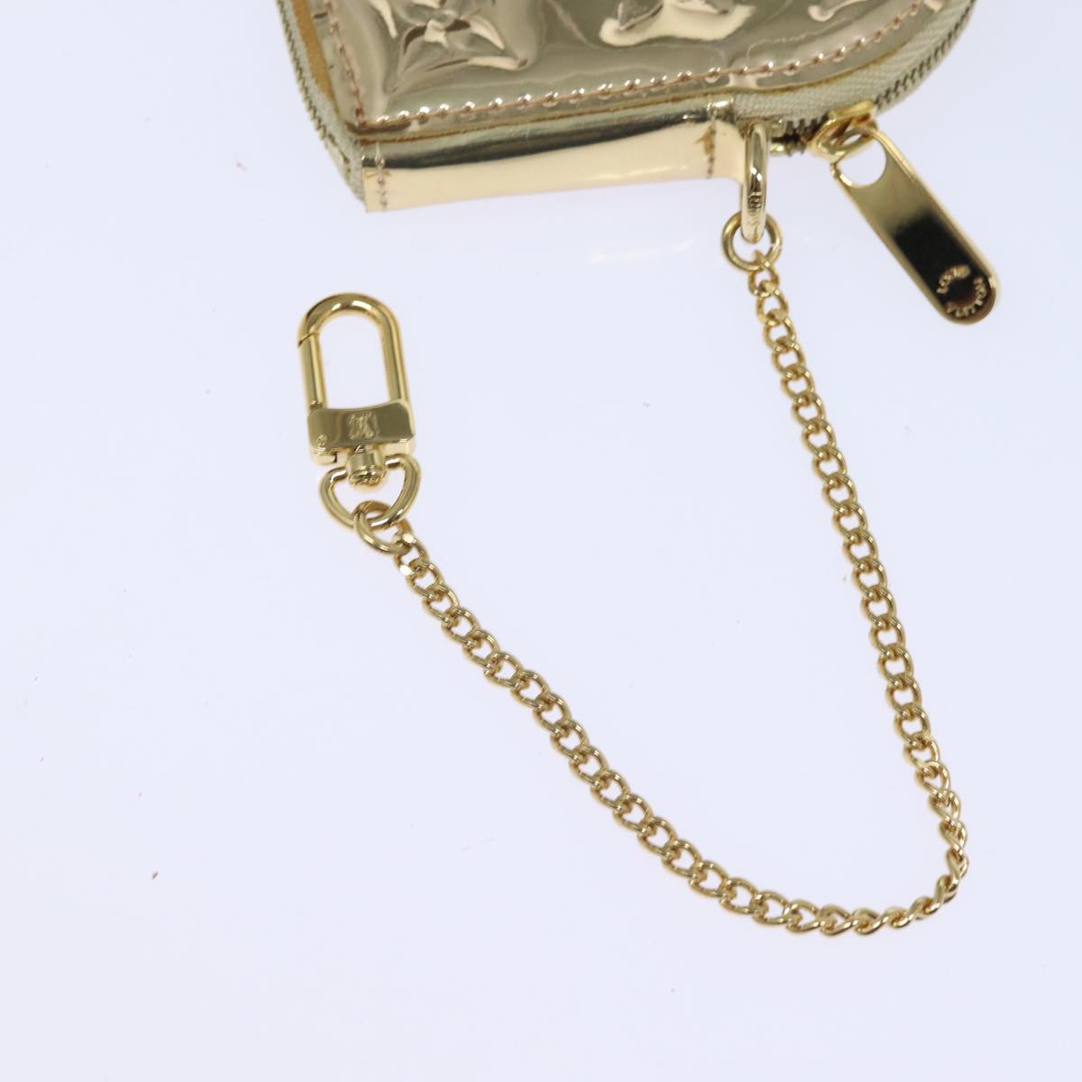 LOUIS VUITTON Monogram Miroir Porte Monnaie Coeur Purse Dore M93567 84185