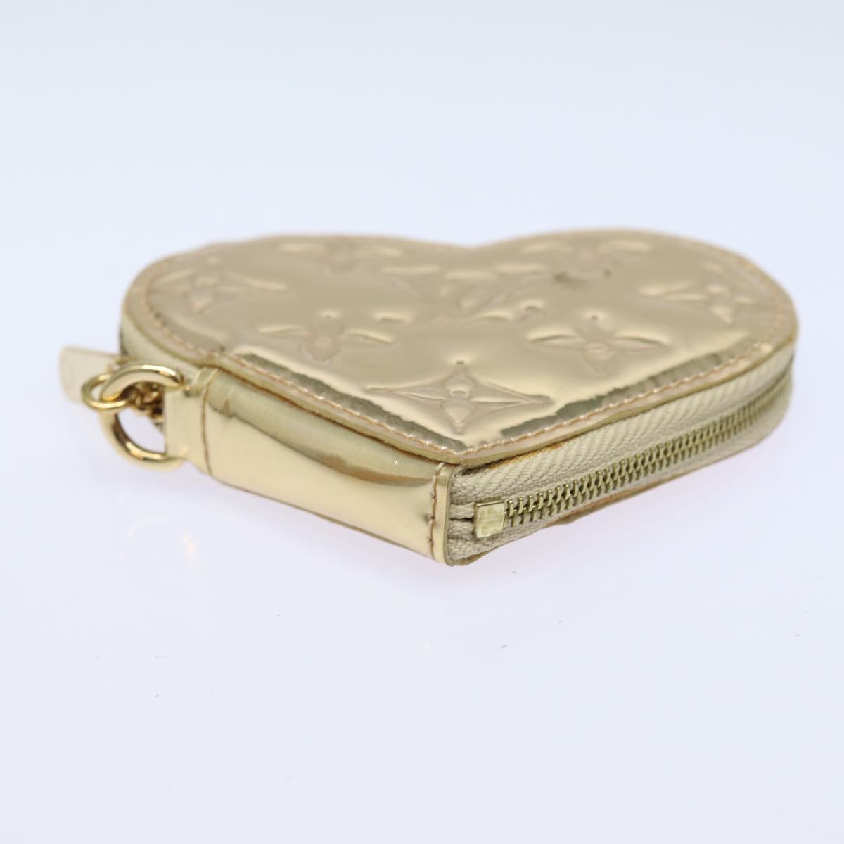 LOUIS VUITTON Monogram Miroir Porte Monnaie Coeur Purse Dore M93567 84185