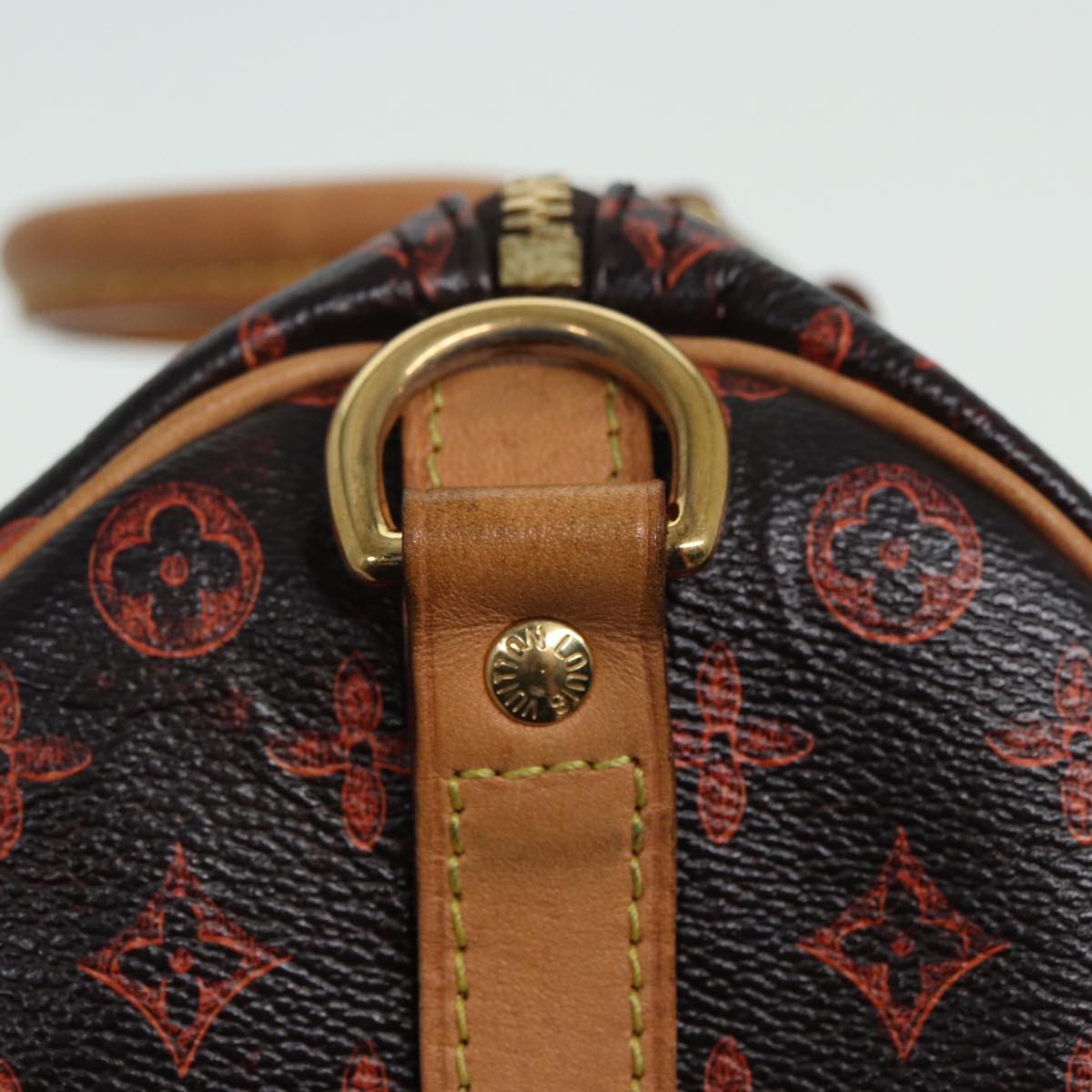 LOUIS VUITTON Catgram Speedy Bandouliere 30 Hand Bag Brown M44401 LV 84188