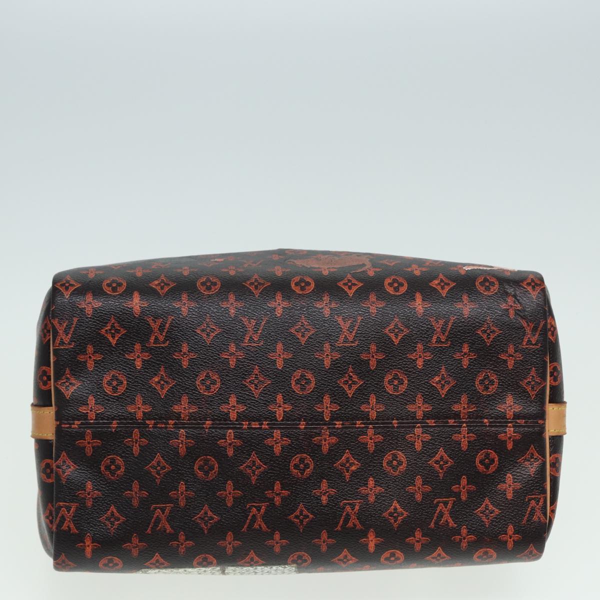 LOUIS VUITTON Catgram Speedy Bandouliere 30 Hand Bag Brown M44401 LV 84188