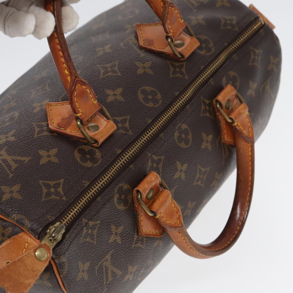 LOUIS VUITTON Monogram Speedy 30 Hand Bag M41526 LV 84192
