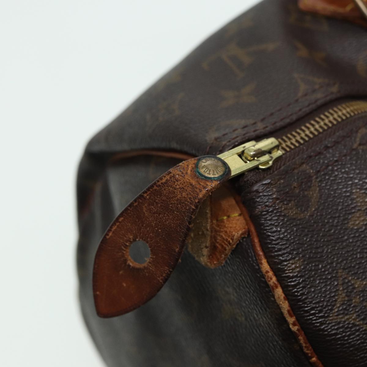 LOUIS VUITTON Monogram Speedy 35 Hand Bag M41524 LV 84193