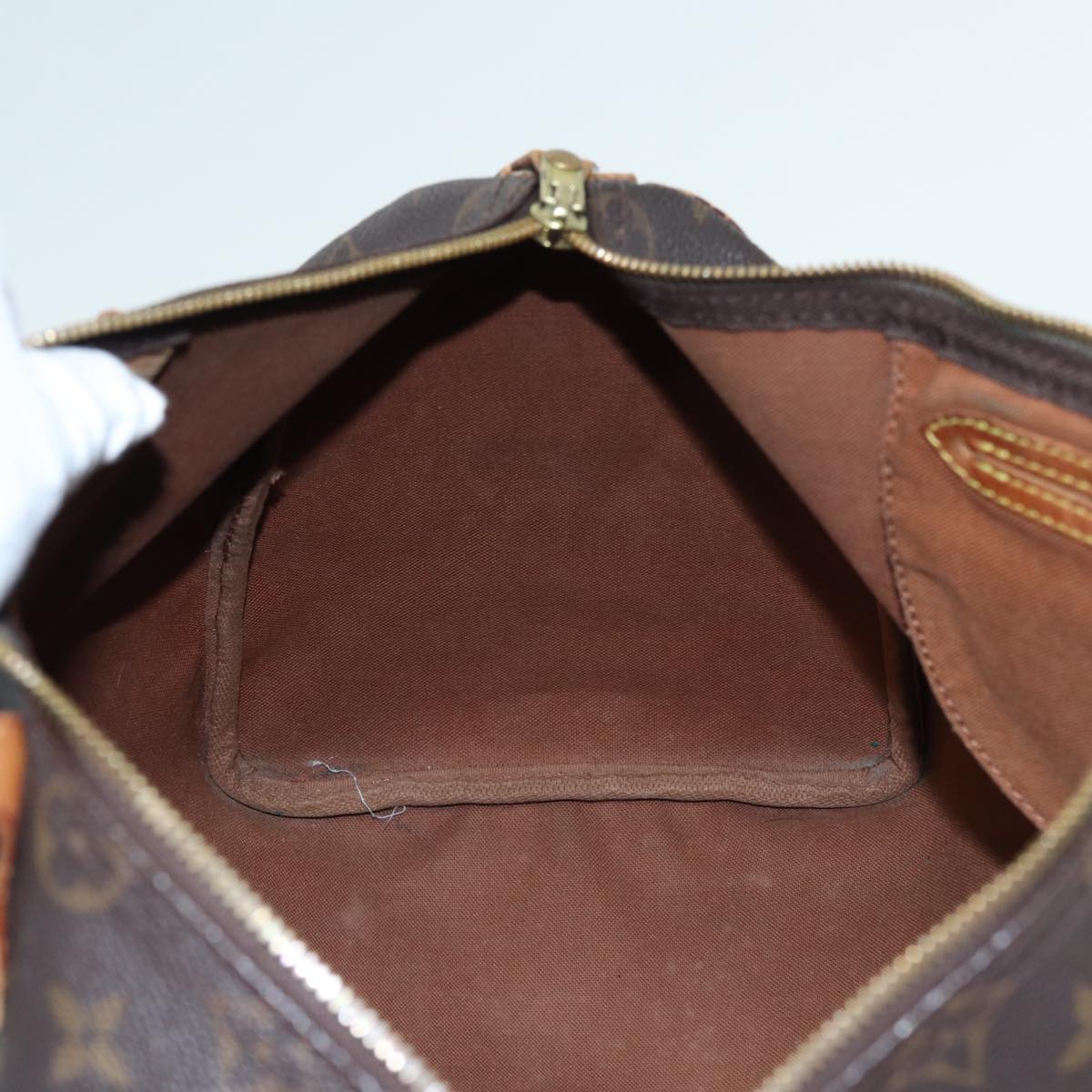 LOUIS VUITTON Monogram Speedy 35 Hand Bag M41524 LV 84193