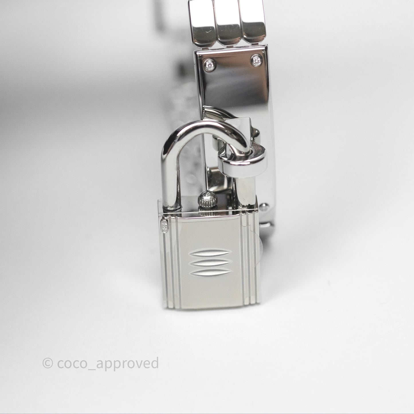 Hermès Kelly Watch Mini Model 16mm Diamond Steel