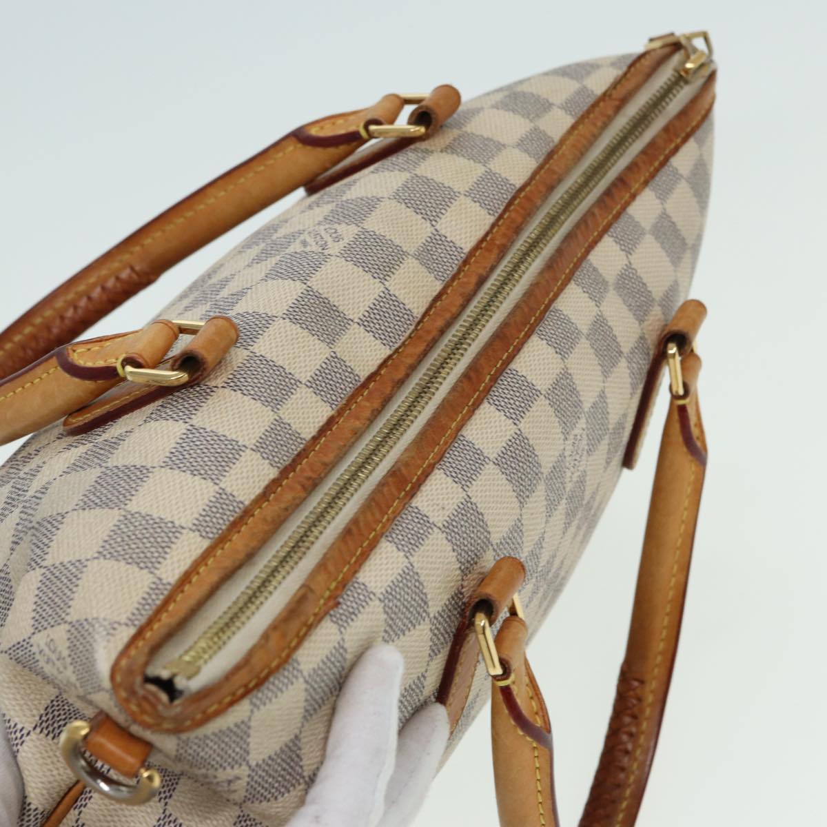 LOUIS VUITTON Damier Azur Riviera PM Tote Bag 2way N48250 LV 84244