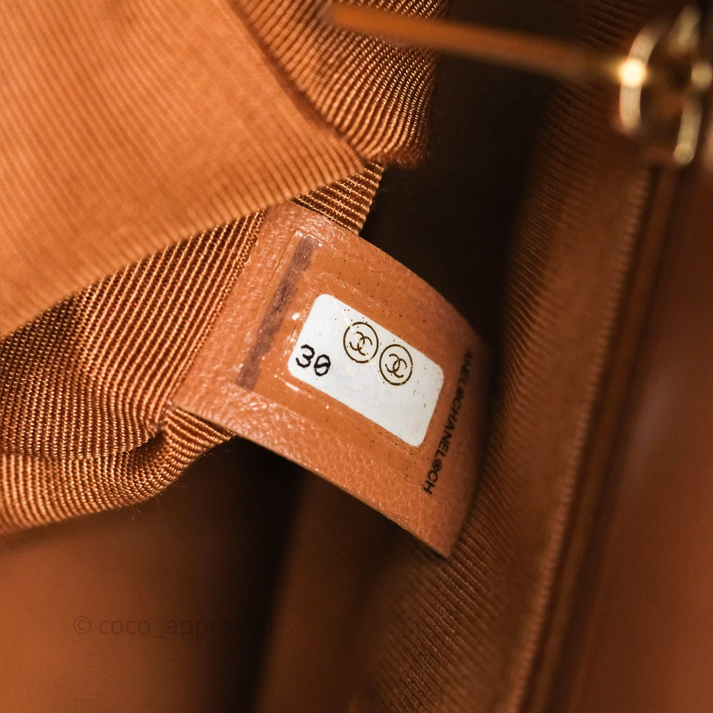 Chanel 19 Small Caramel Dark Beige Brown Mixed Hardware