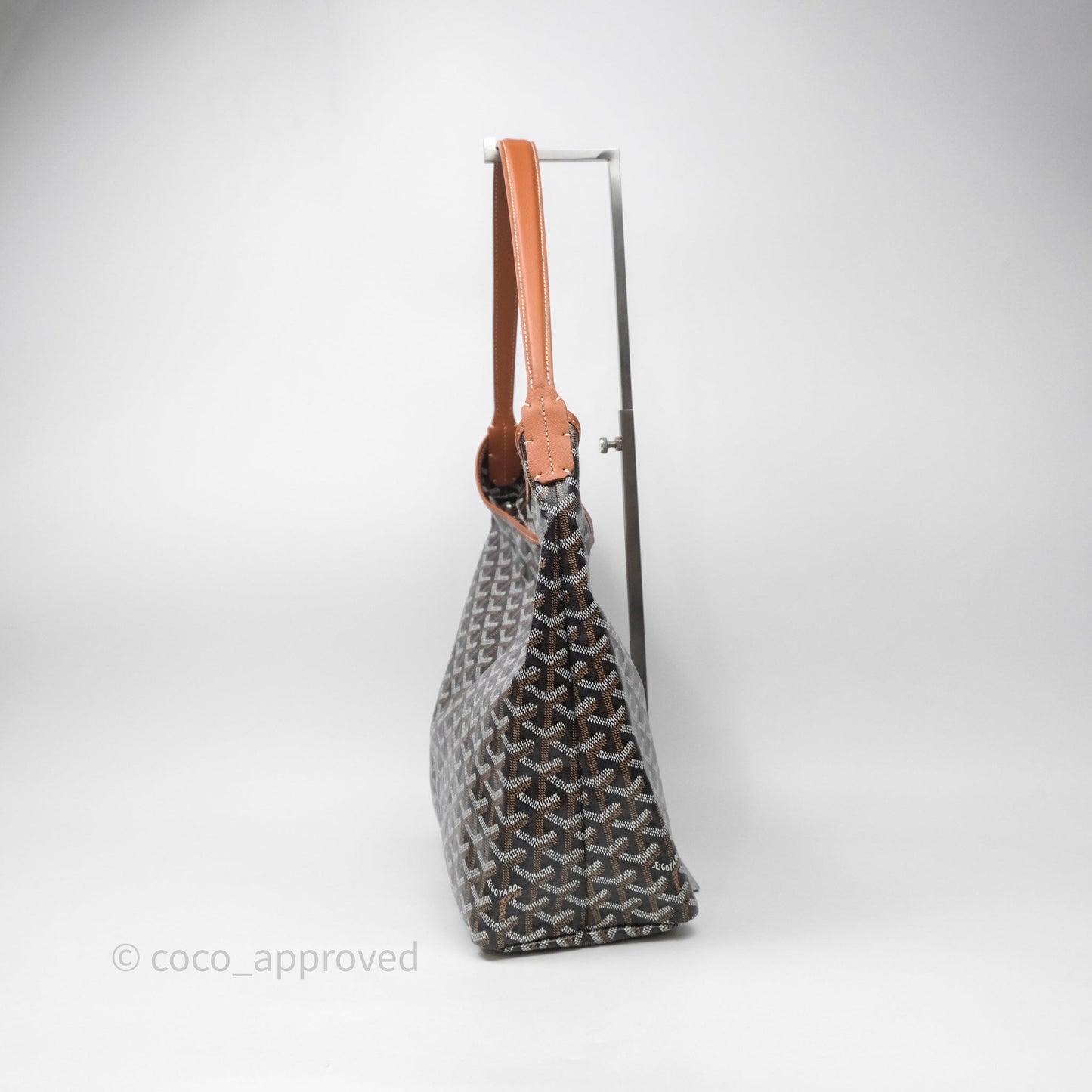 Goyard Bohème Hobo Bag Black & Tan