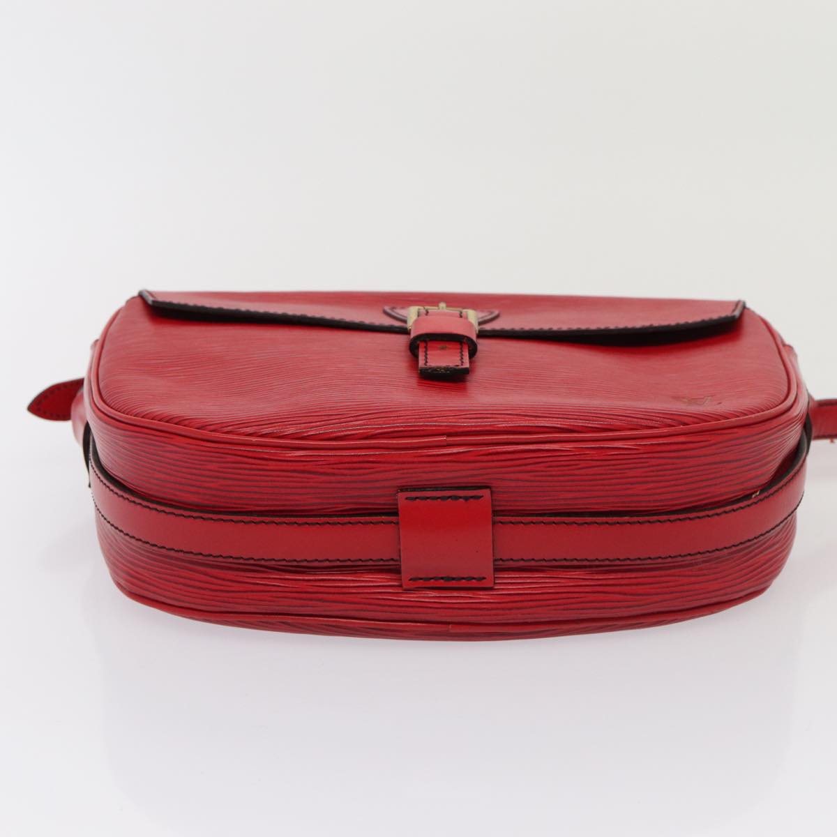 LOUIS VUITTON Epi Jeune Fille MM Shoulder Bag Red M52157 LV 84265