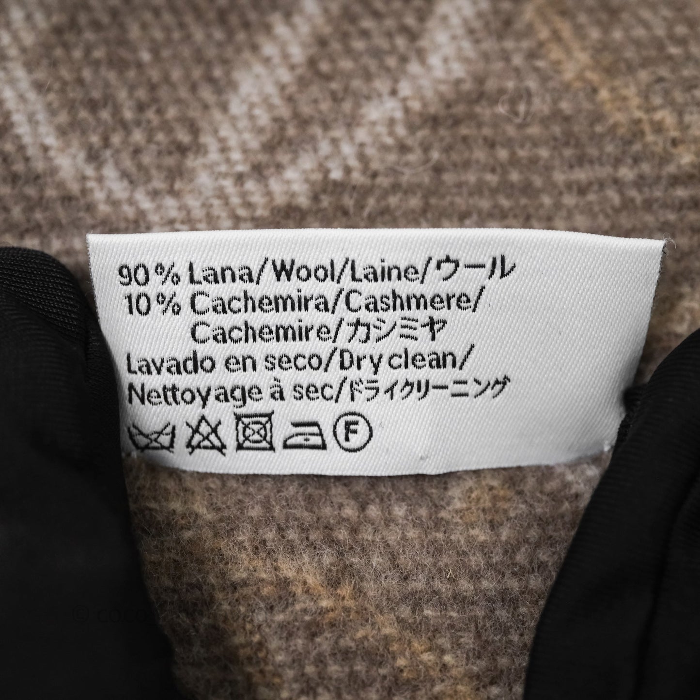Loewe Anagram Wool Cashmere Scarf Beige
