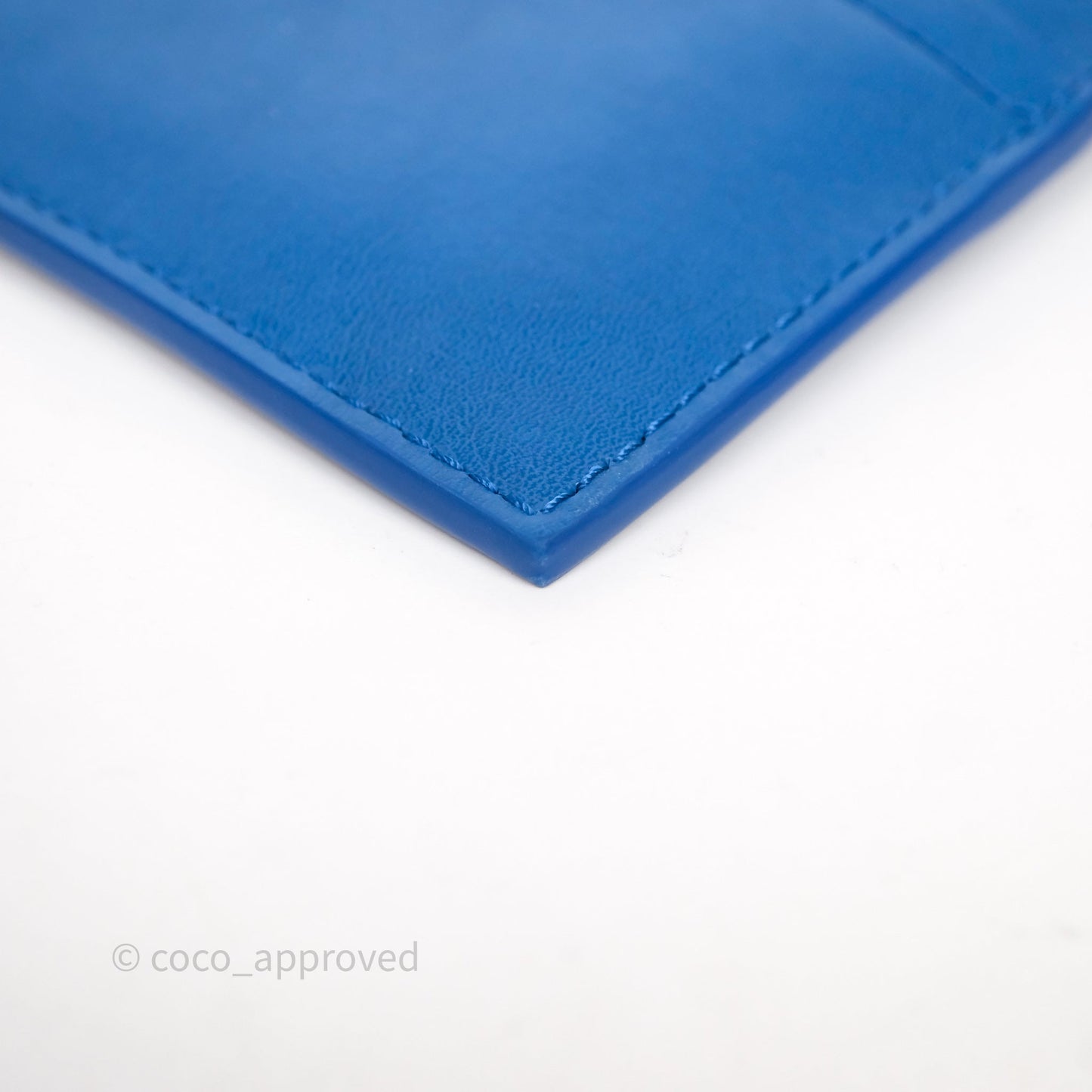 Celine Flat Luggage Tote Bag Blue Calfskin