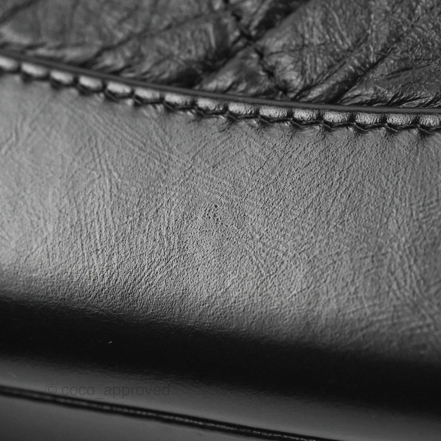 Chanel Small Gabrielle Backpack Black Aged Calfskin