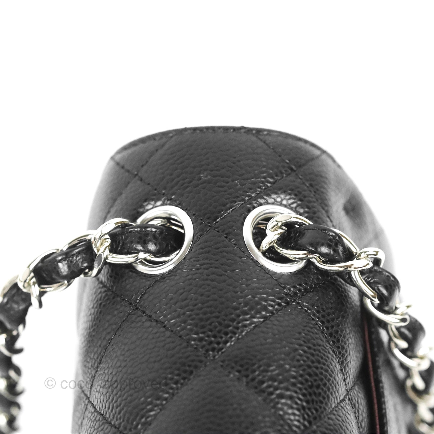 Chanel Jumbo Double Flap Black Caviar Silver Hardware⁣⁣