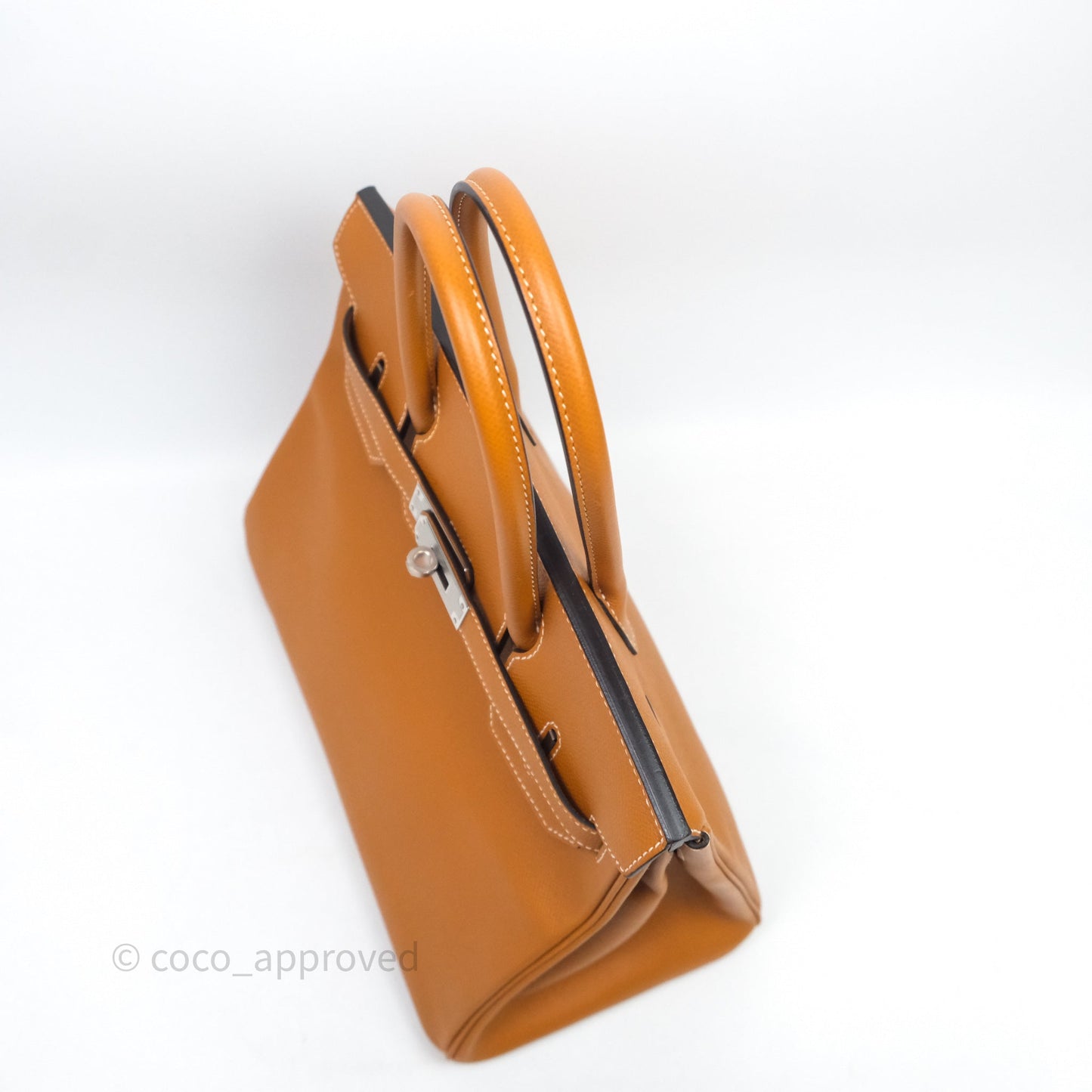 Hermes Birkin 30 Toffee Epsom Palladium Hardware