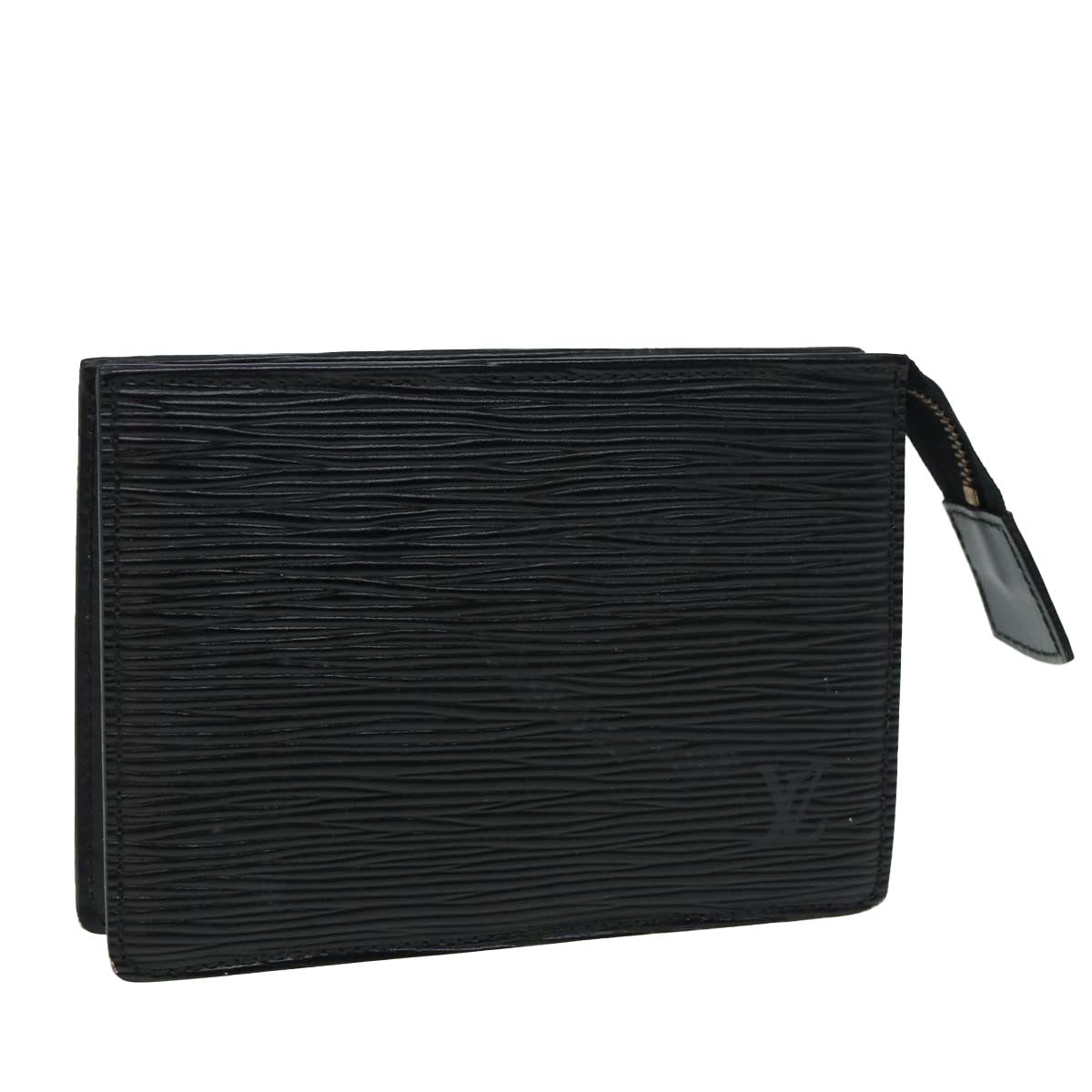 LOUIS VUITTON Epi Trousse Poche Toilette 15 Pouch Black LV 84302