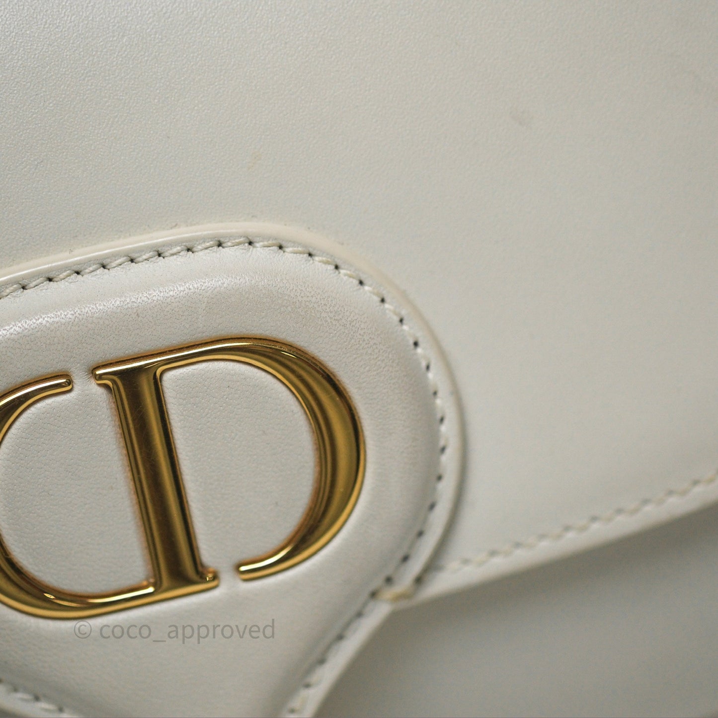 Christian Dior Bobby East-West Bag Calfskin White