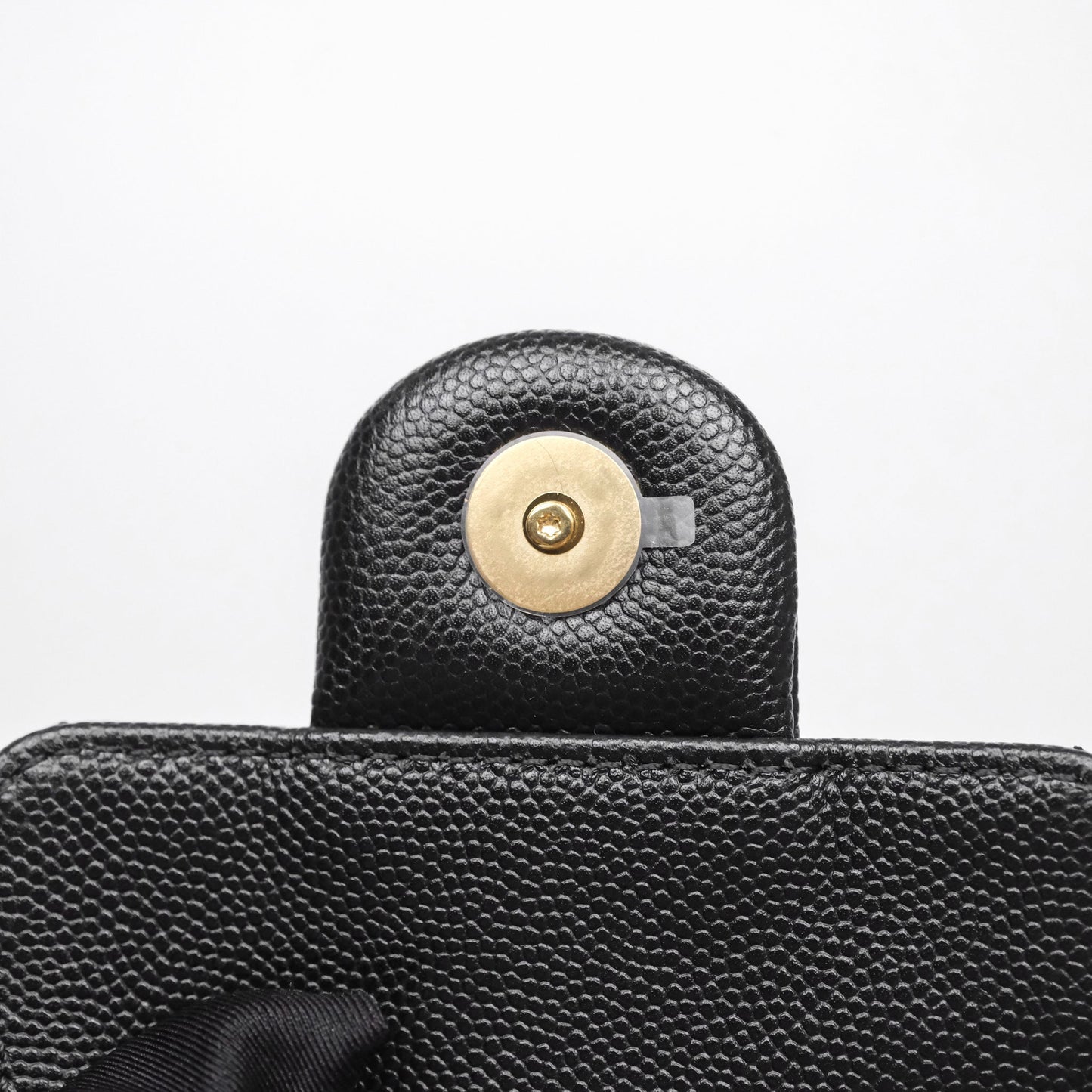 Chanel 25 Mini Bag Black Caviar Gold Hardware