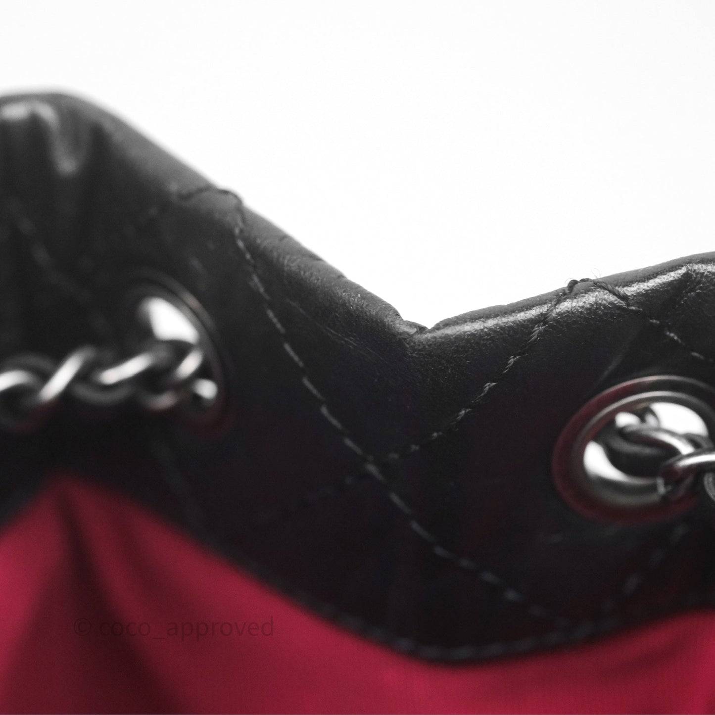 Chanel Small Gabrielle Backpack Black Aged Calfskin