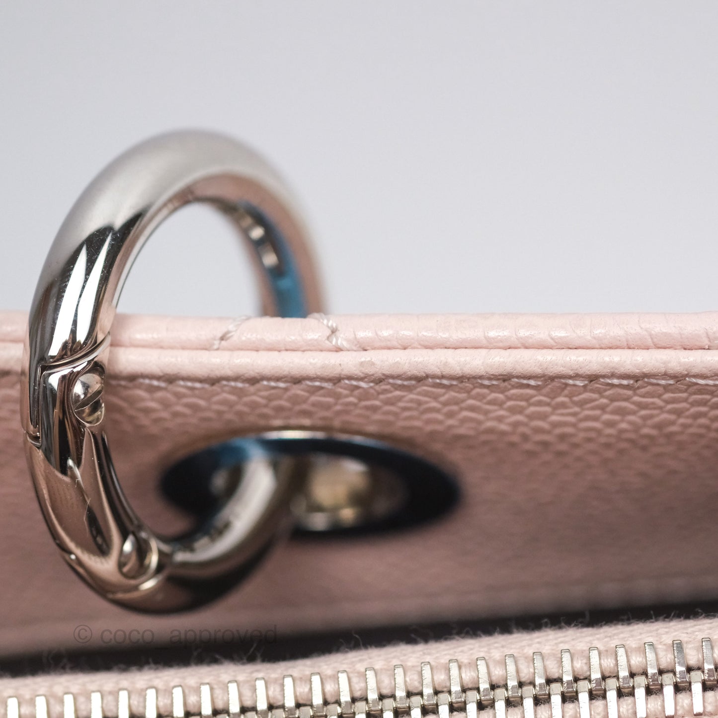 Chanel GST Pink Caviar Silver Hardware