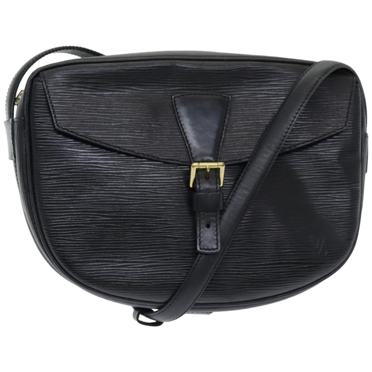 LOUIS VUITTON Epi Jeune Fille MM Shoulder Bag Black M52152 LV 84383