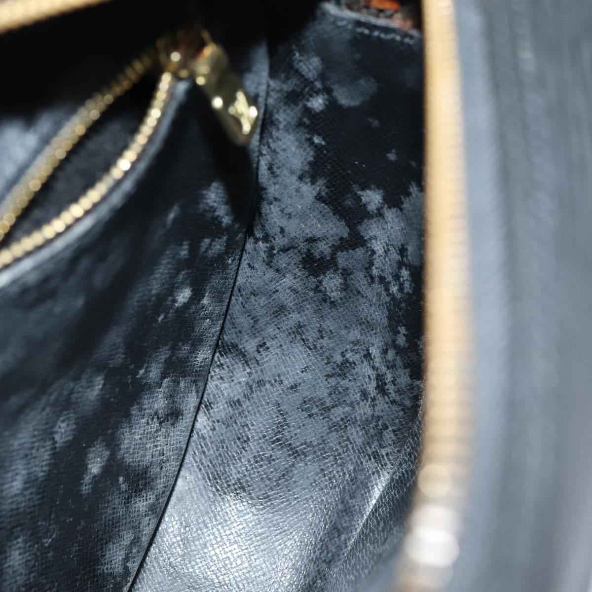 LOUIS VUITTON Epi Jeune Fille MM Shoulder Bag Black M52152 LV 84383