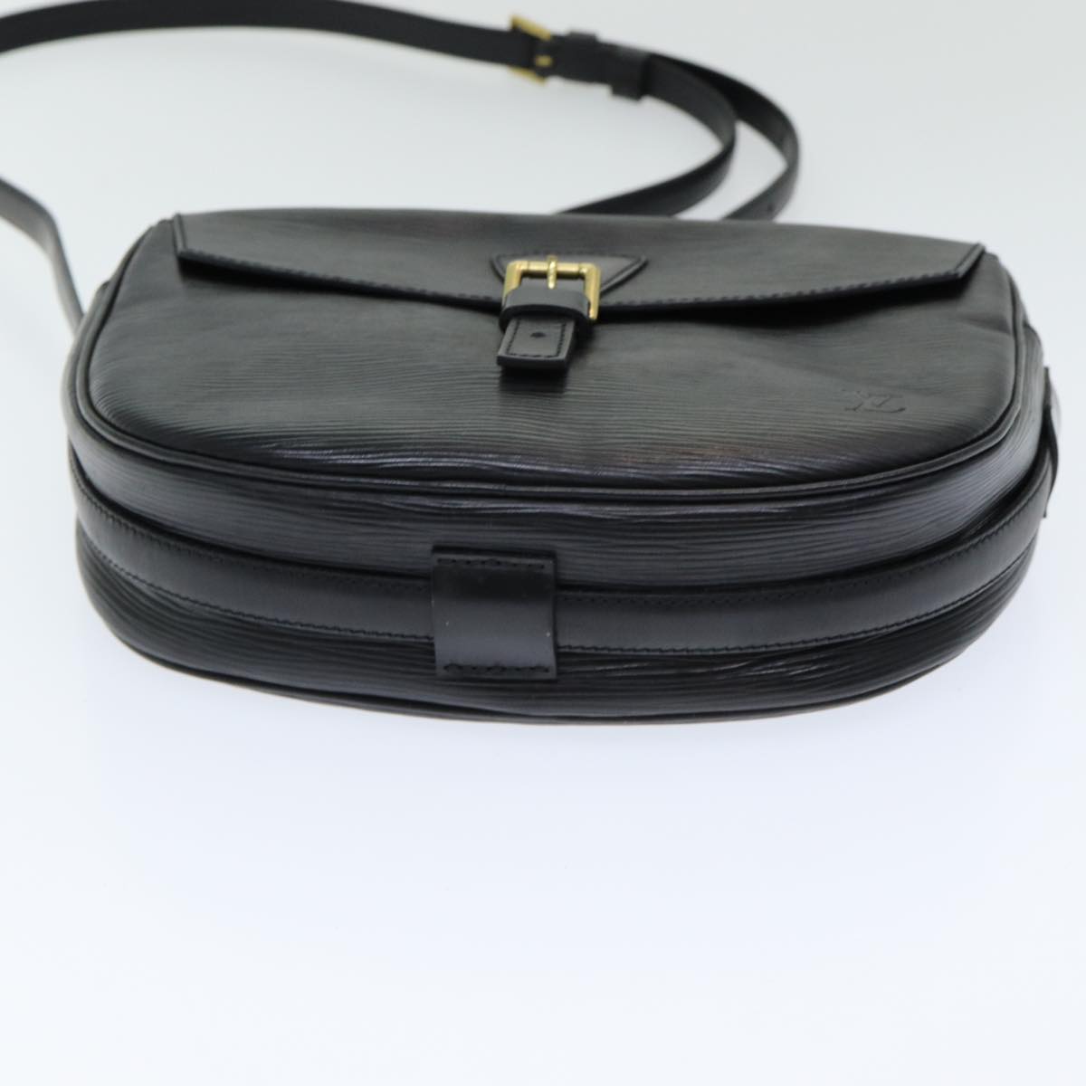 LOUIS VUITTON Epi Jeune Fille MM Shoulder Bag Black M52152 LV 84383