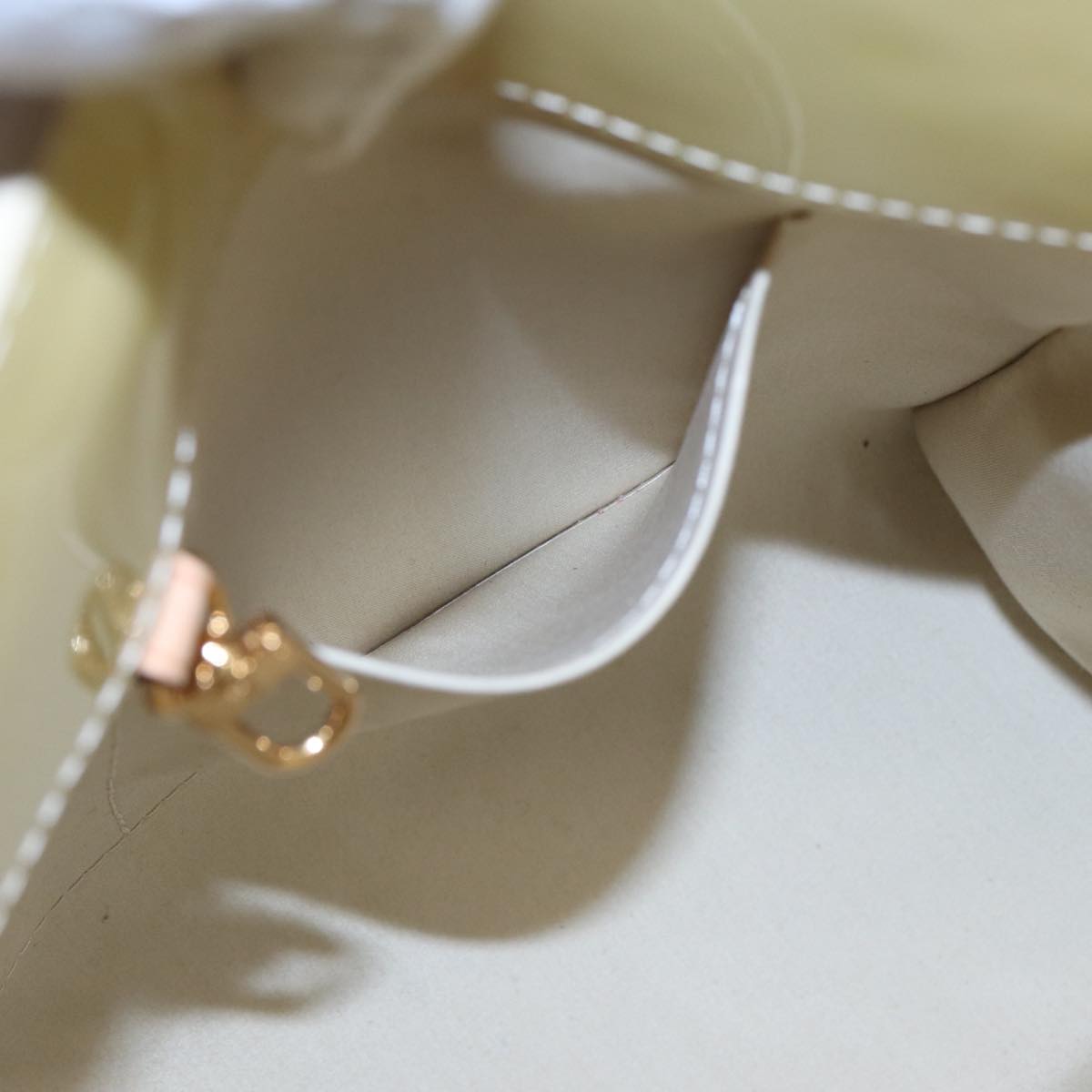LOUIS VUITTON Monogram Vernis Katarina EW Tote Bag Broncorail M90010 84389