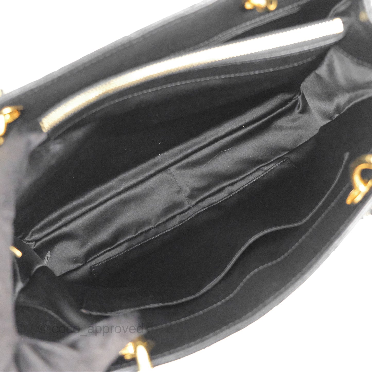 Chanel GST Black Caviar Gold Hardware