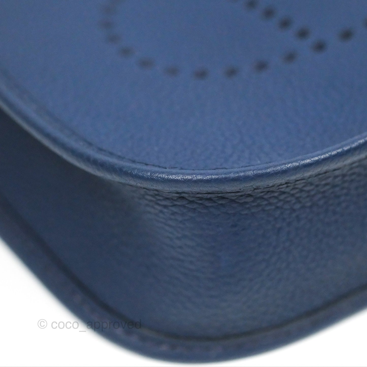 Hermès Mini Evelyne 16 Amazone Bleu Saphir/ Bleu Indigo Gold Hardware