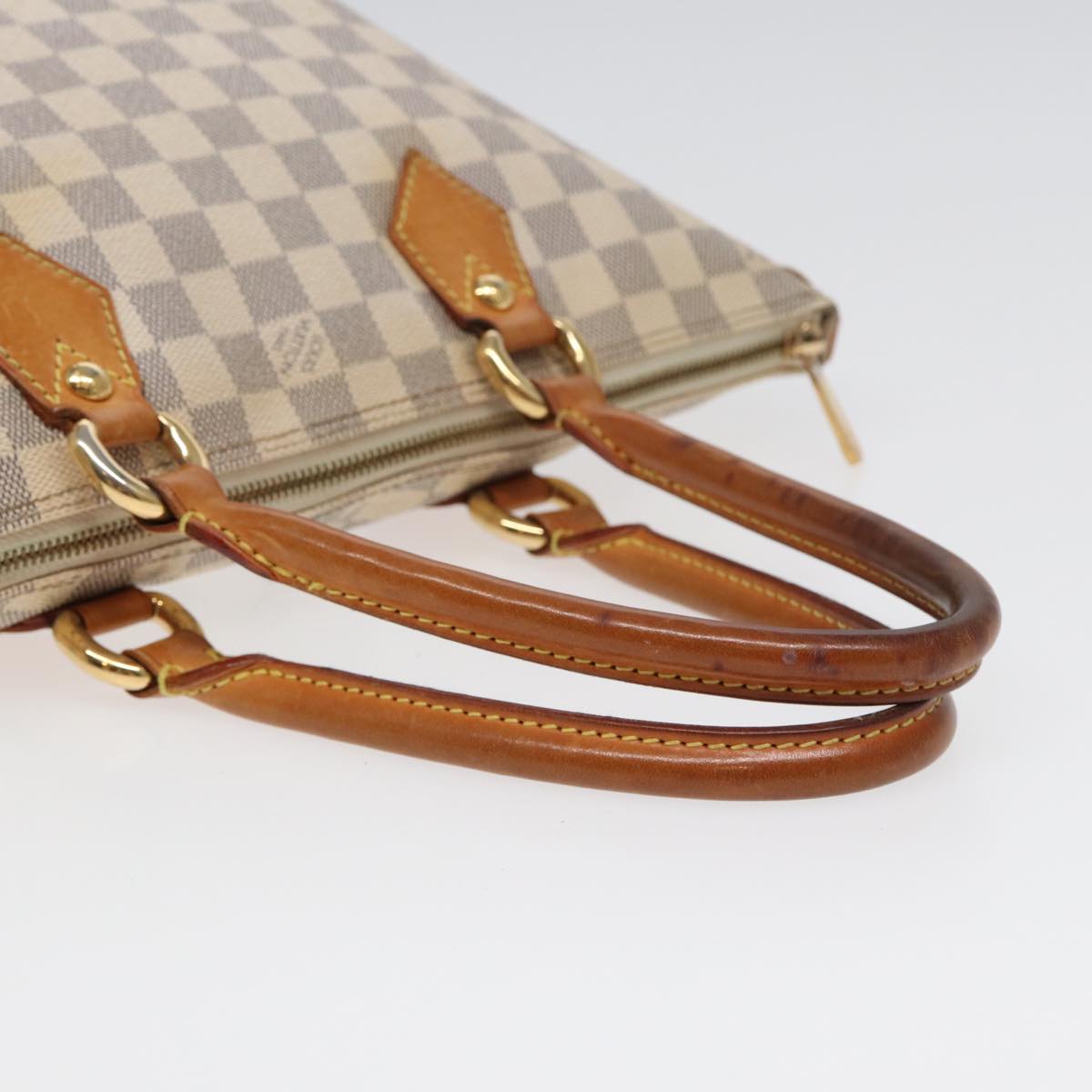 LOUIS VUITTON Damier Azur Saleya PM Tote Bag N51186 LV 84394