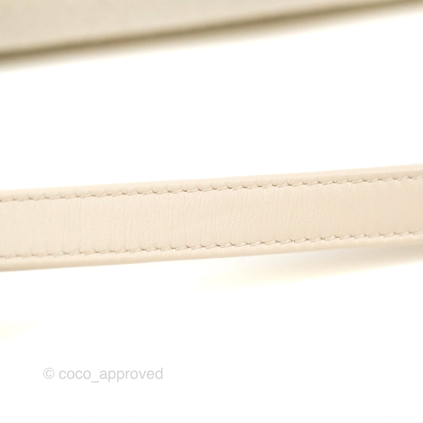 Chanel New Small Deauville Cream Ivory Canvas