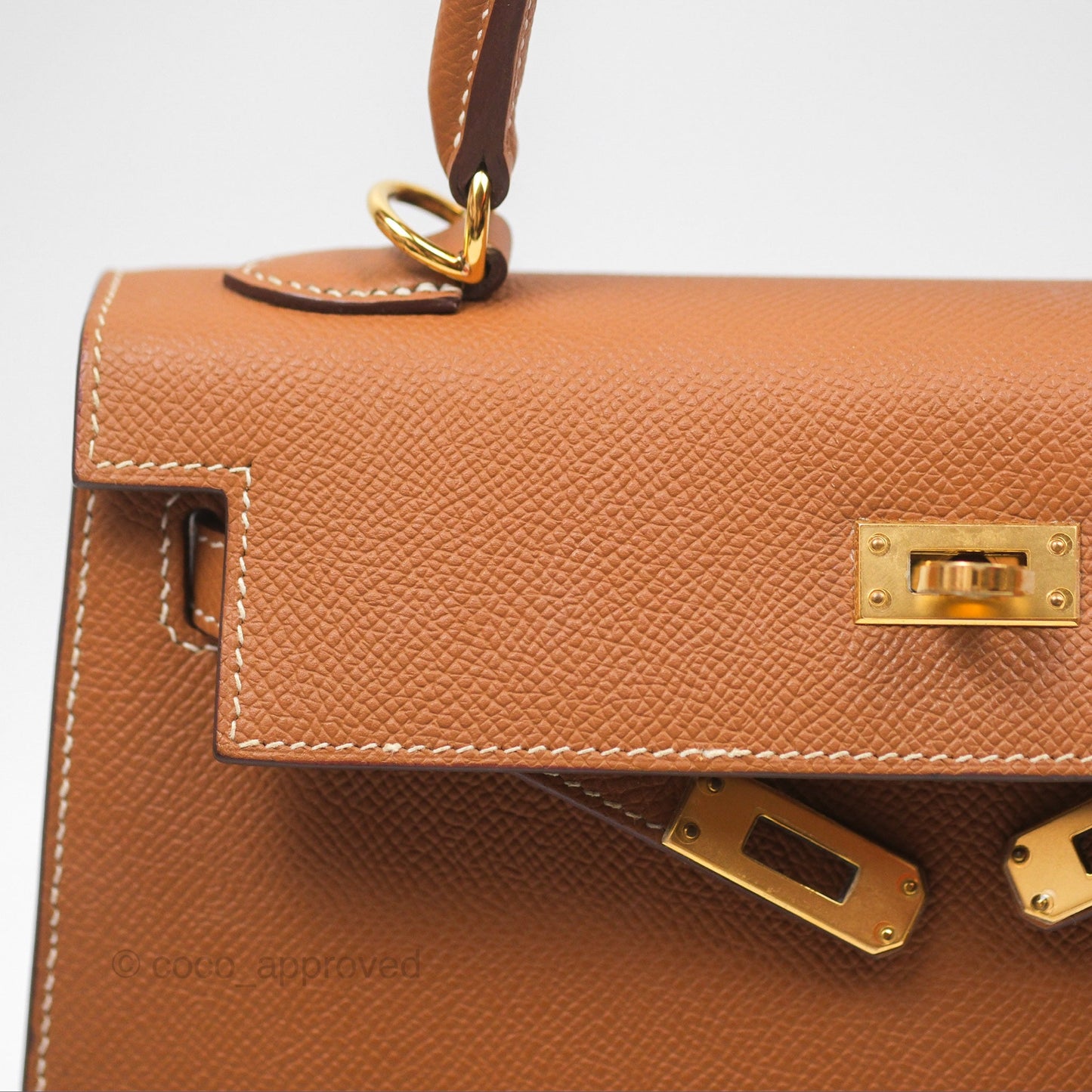 Hermès Kelly 25 Sellier Gold 37 Epsom Gold Hardware