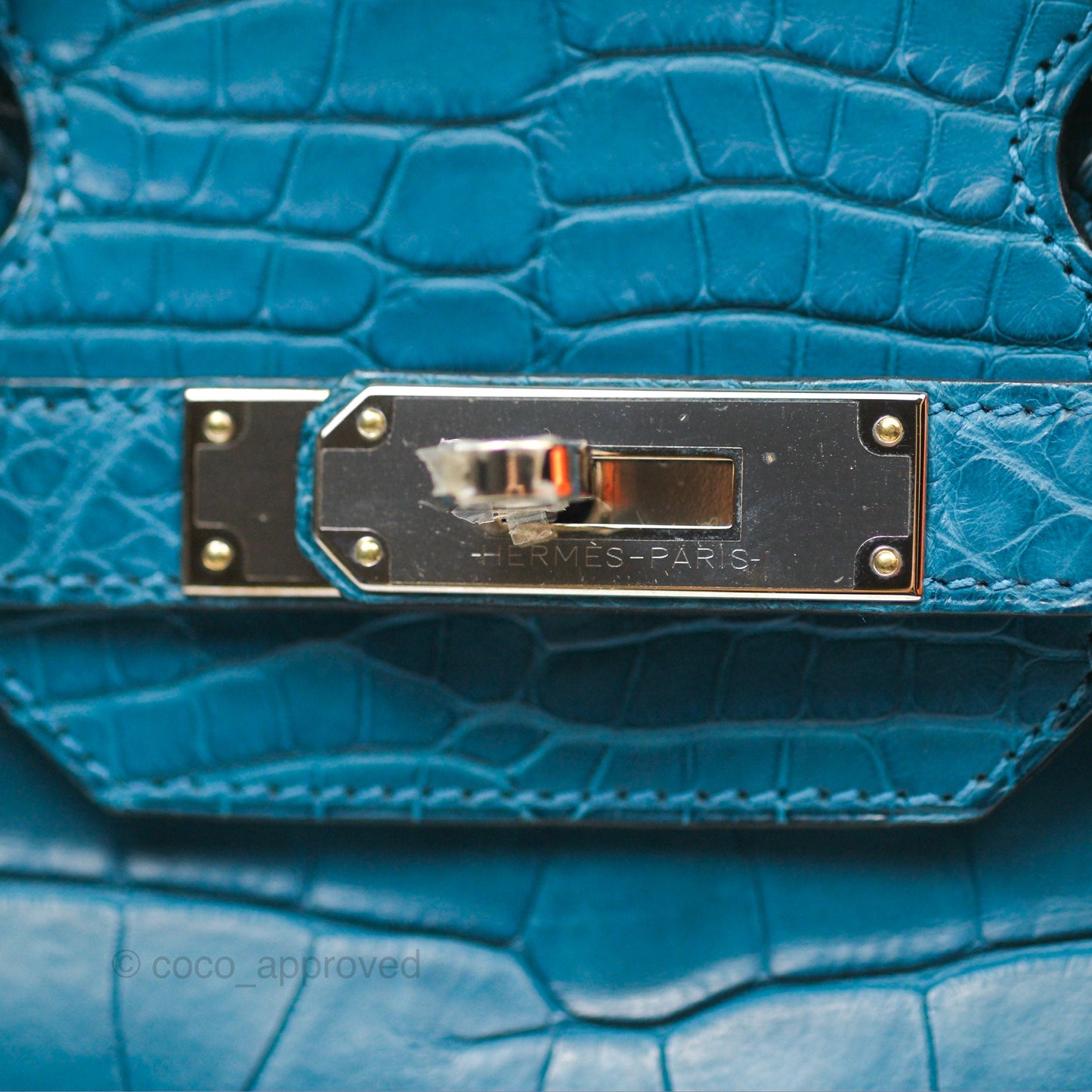 Hermès Birkin 30 Retourne Colvert Matte Niloticus Crocodile Palladium Hardware