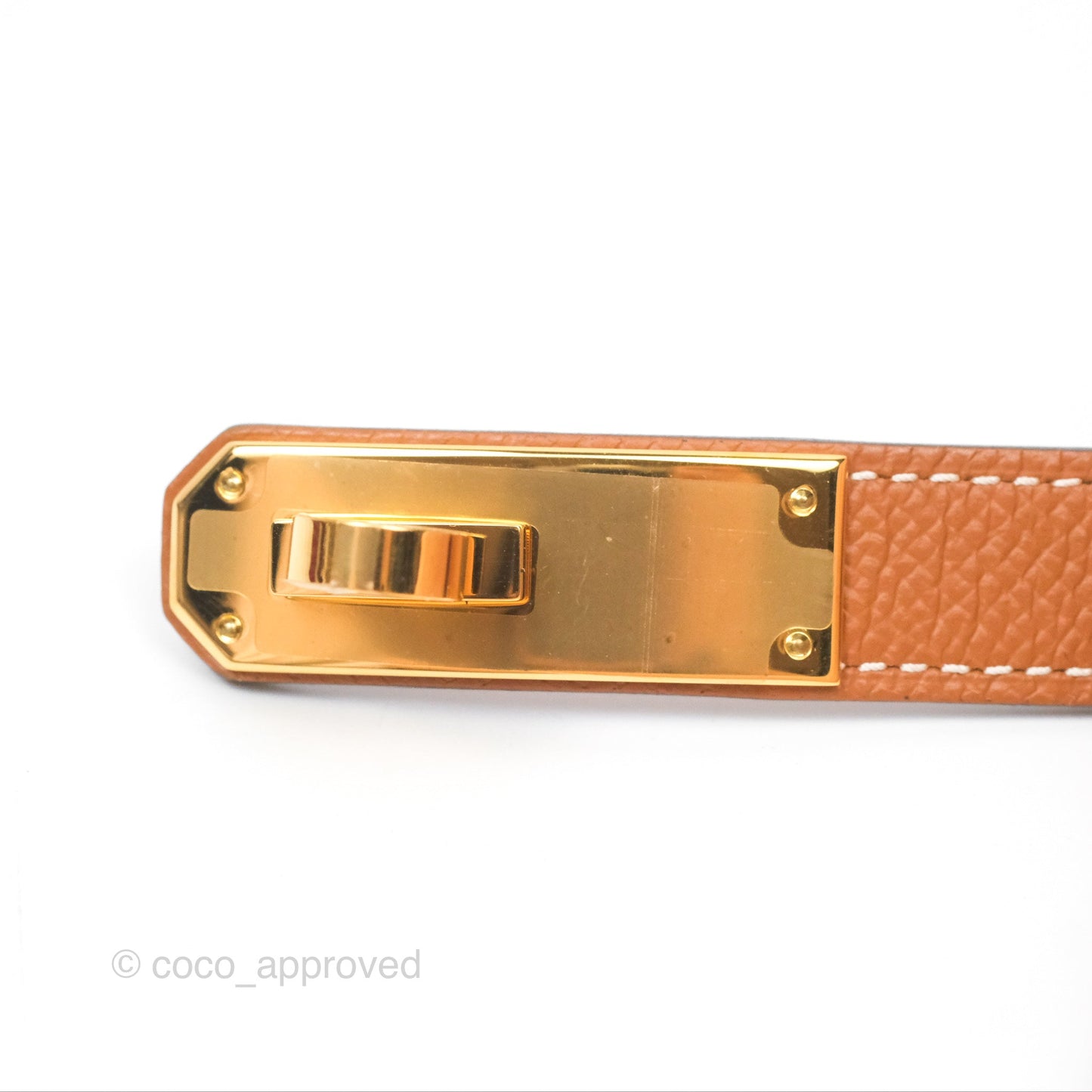Hermès Kelly Buckle Belt Gold Epsom Gold Hardware