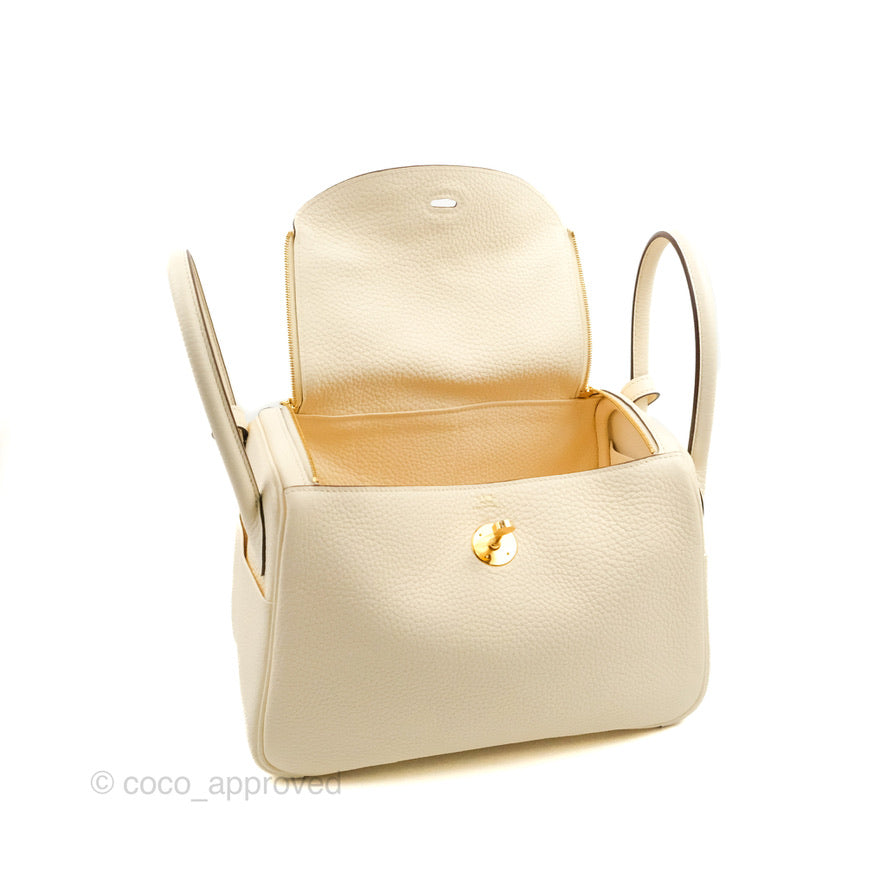Hermès Lindy 26 Nata Clemence Gold Hardware