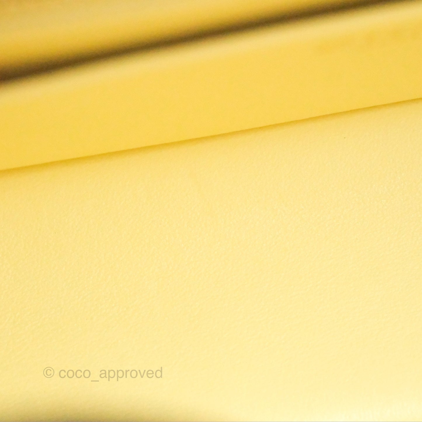 Chanel Mini Rectangular Flap with Camellia Adjustable Chain Yellow Lambskin Aged Gold Hardware 23S