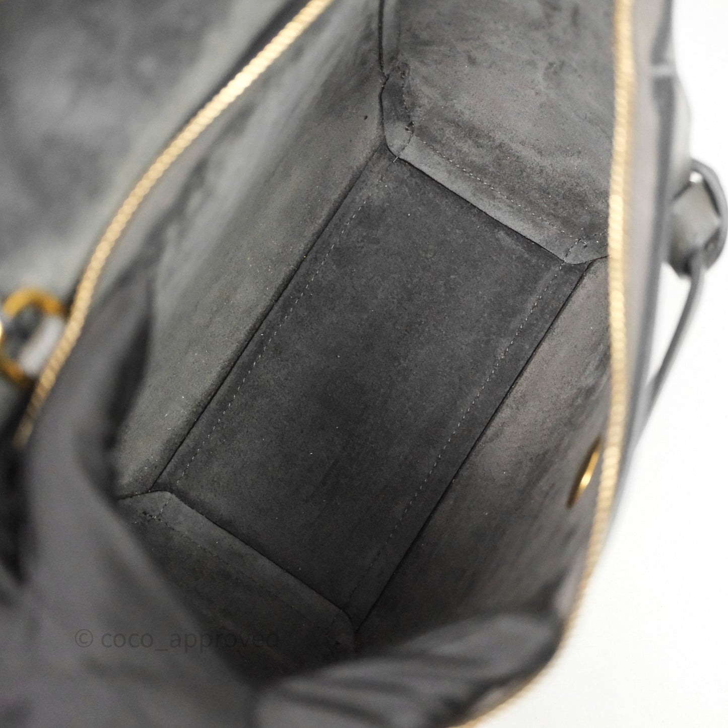 Celine Nano Belt Bag Grey Grained Calfskin Gold Hardware