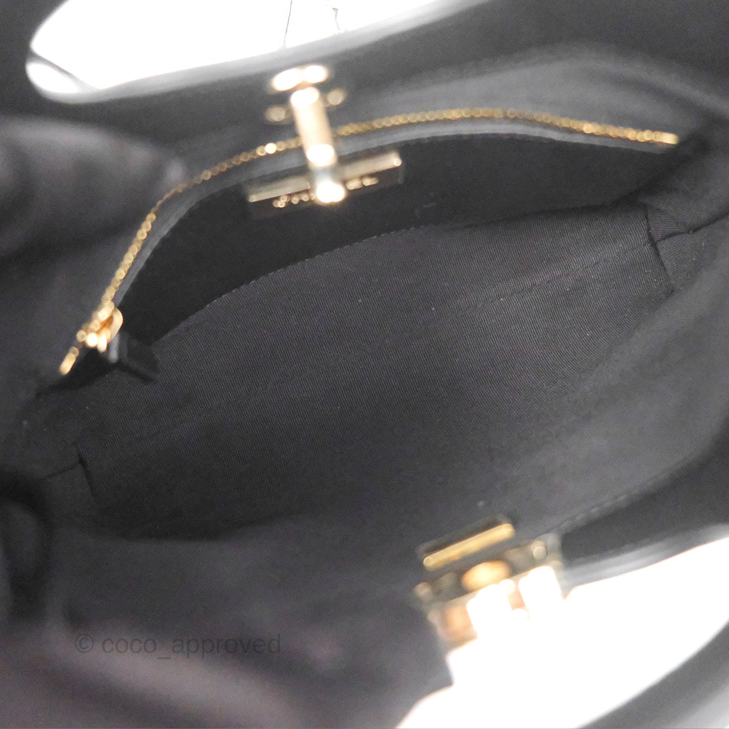 Chanel 31 Mini Black Aged Calfskin Gold Hardware