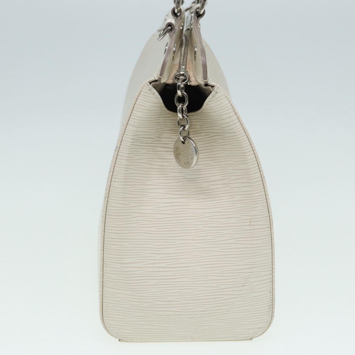 LOUIS VUITTON Epi Blair MM Hand Bag 2way White Yvoire M40330 LV 84482