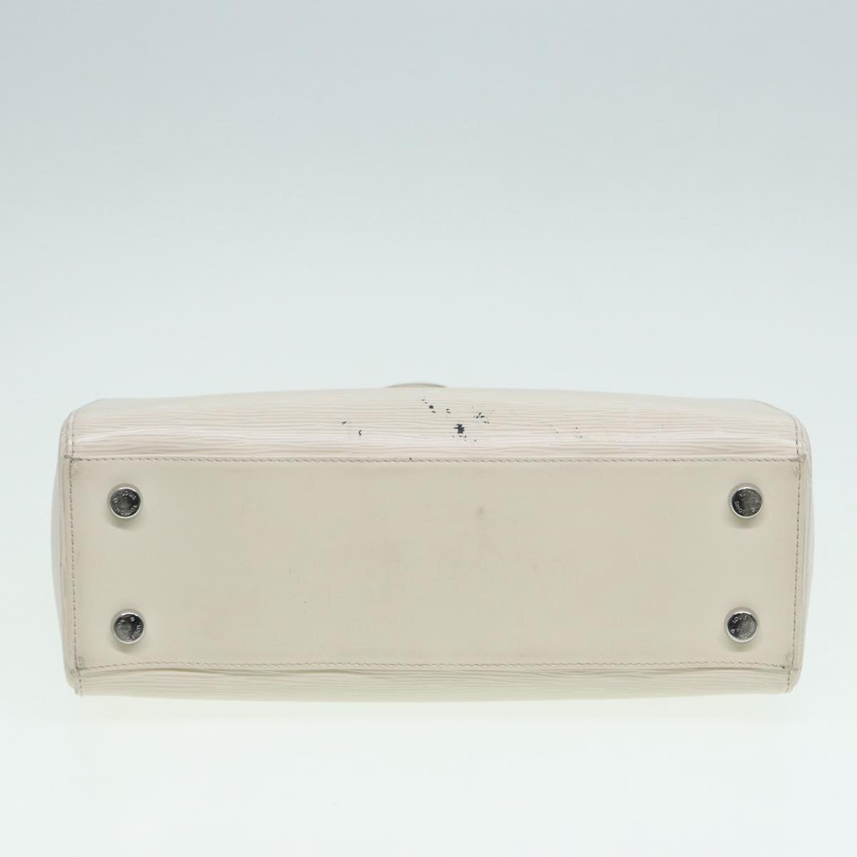 LOUIS VUITTON Epi Blair MM Hand Bag 2way White Yvoire M40330 LV 84482