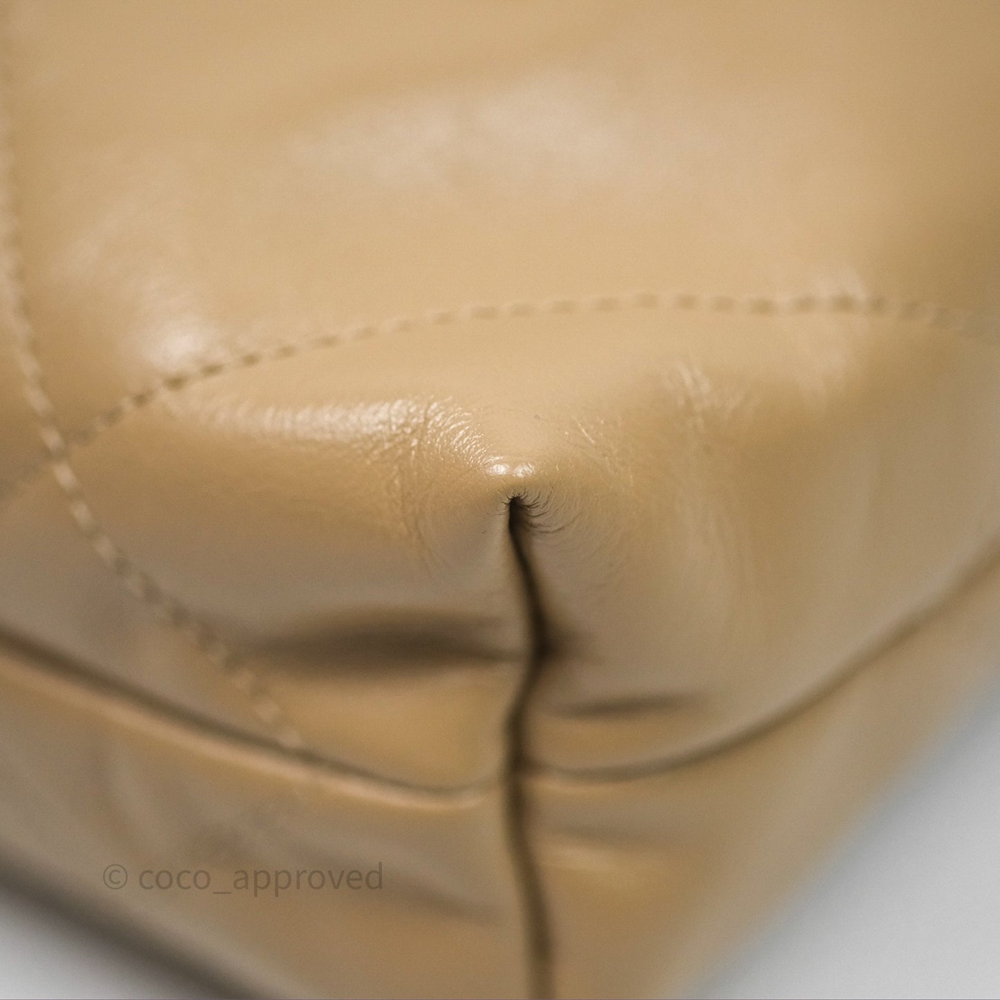 Chanel 22 Mini Bag Beige Shiny Crumpled Calfskin