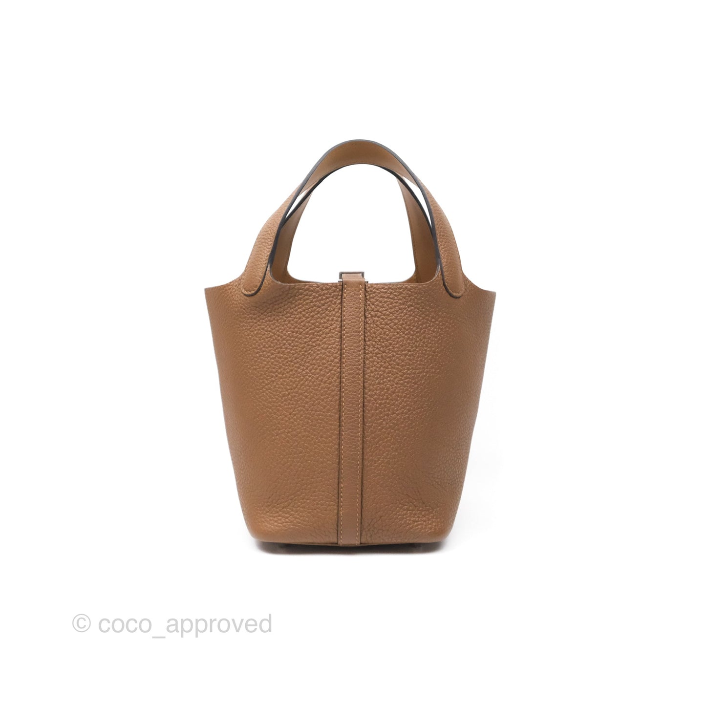 Hermès Picotin Lock 18 Alezan 3G/ Biscuit 48 Clemence Palladium Hardware