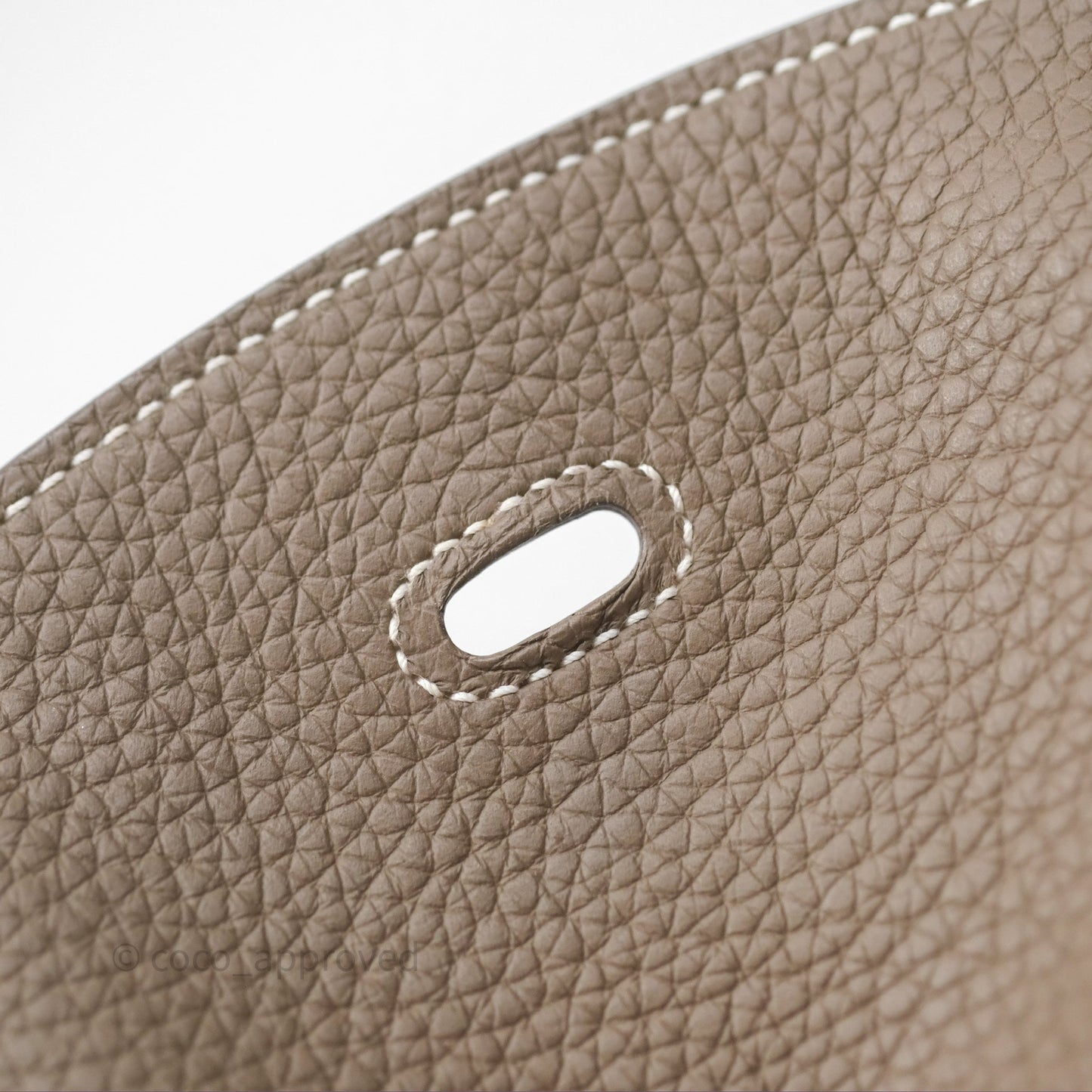 Hermès Lindy 30 Etoupe 18 Clemence Palladium Hardware