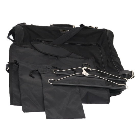 Luxury Prada Garment Cover Nylon Black Silver  84549