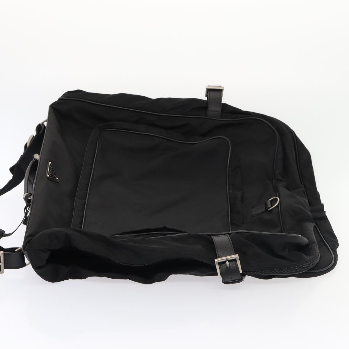 Luxury Prada Garment Cover Nylon Black Silver  84549
