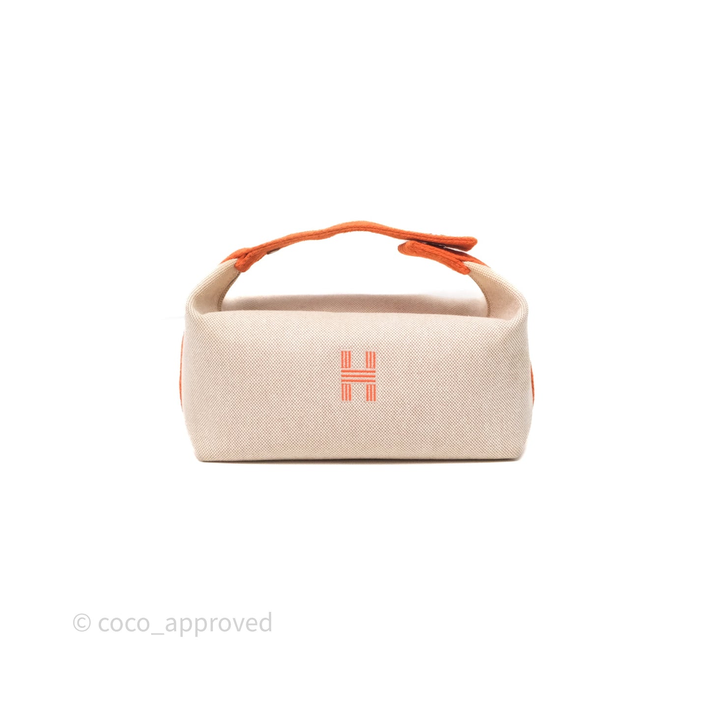 Hermès Small Bride-A-Brac Natural Orange Canvas
